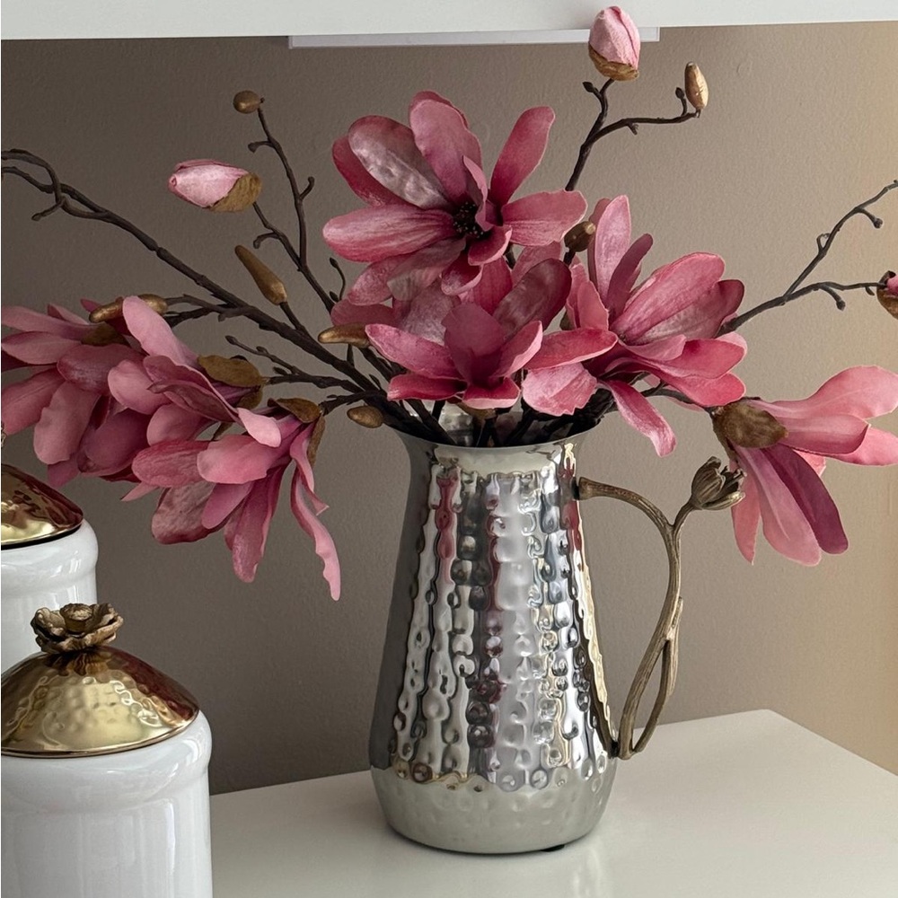 Silver Hammered pitcher